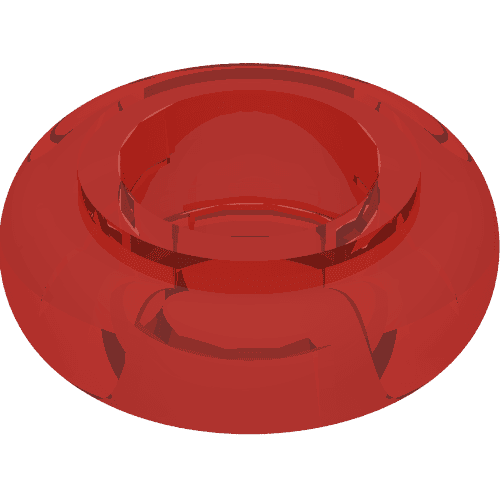 Clikits Bead, Ring, Thick Small with Hole
