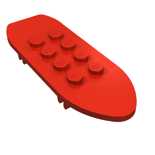 Belville / Fabuland Skateboard em Vermelho