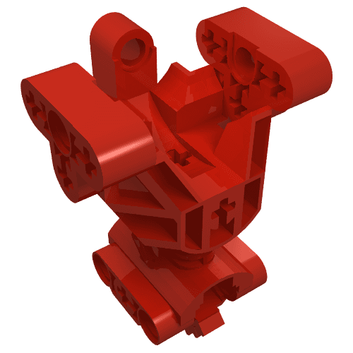 Large Figure Skeletal, Torso, Gearbox em Vermelho