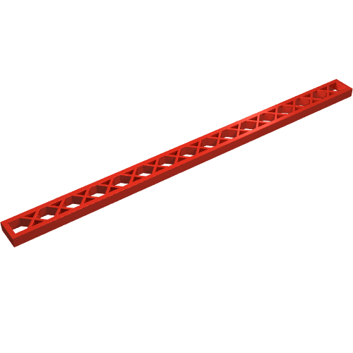 Support 1 x 16 Lattice (Train Signal Mast) em Vermelho
