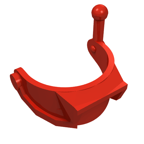 Headwear Accessory Visor with Antenna (Ice Planet)