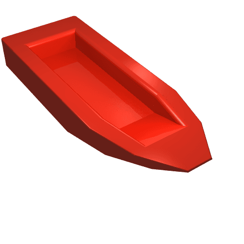 Boat Hull 22 x 8 x 2 1/3