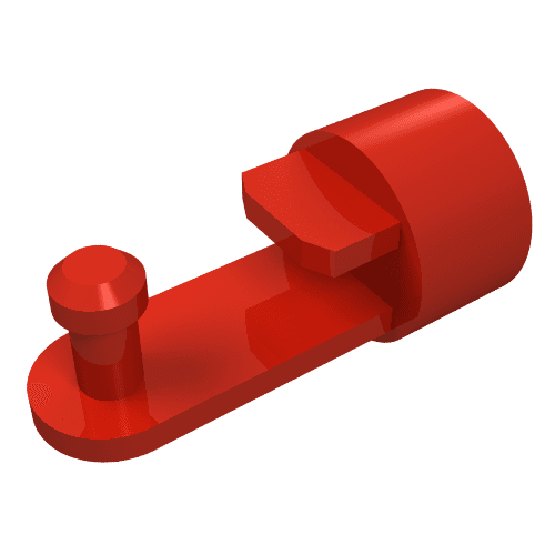 Magnet Coupling, Train, for Train Base em Vermelho
