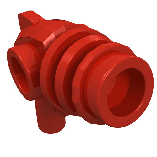 Weapon Gun Ray / Sci Fi em Vermelho