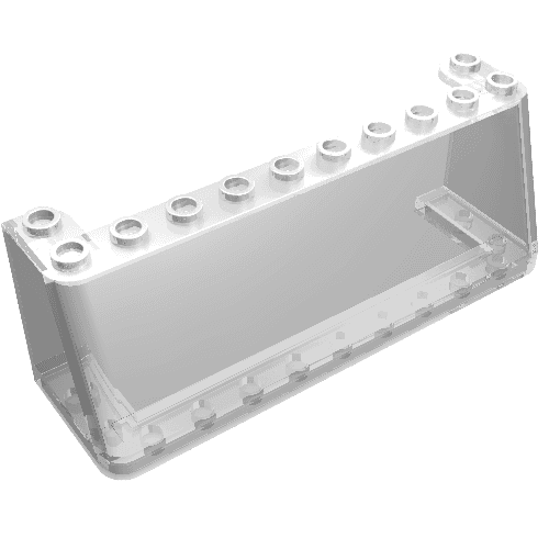 Windscreen 3 x 10 x 3 em Transparente