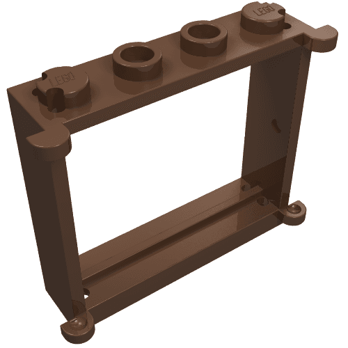 Window 1 x 4 x 3 em Marrom