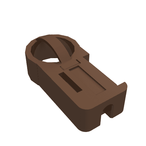 Technic Flex Cable End - Ball Connection with Cage em Marrom