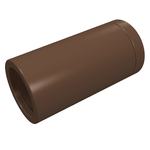 Technic Pin Connector Round [No Slot] em Marrom