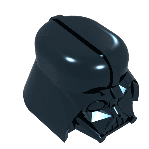 Helmet Darth Vader em Preto cromado