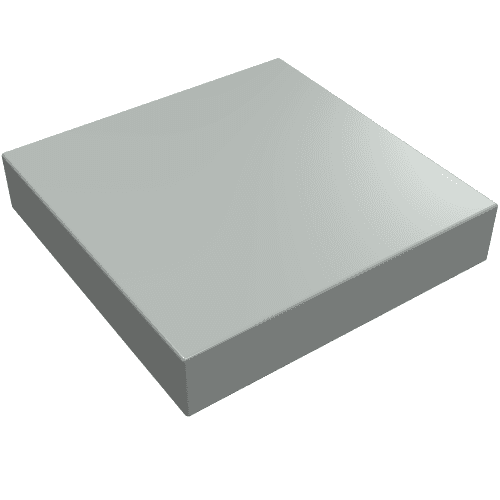 Tile 2 x 2 without Groove em Cinza claro