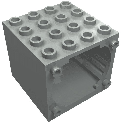 Motor Housing 4 x 4 x 3, 4.5V