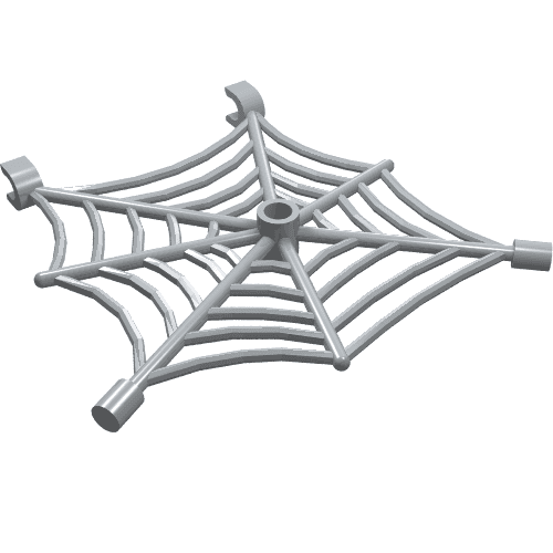 Insect Accessory, Spider Web em Cinza azulado claro