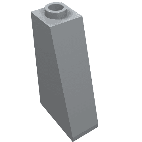 Brick Sloped 75° 2 x 1 x 3 with Open Stud em Cinza azulado claro