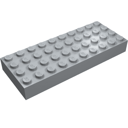 Brick 4 x 10 em Cinza azulado claro