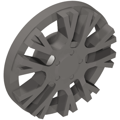 Wheel Cover 10 Spoke Y Shape - for Wheel 18976 em Cinza azulado escuro