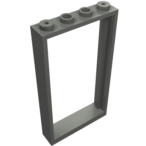 Door Frame 1 x 4 x 6 Type 1 em Cinza azulado escuro