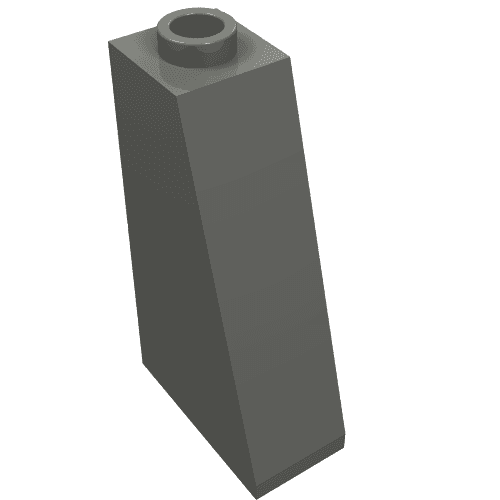 Brick Sloped 75° 2 x 1 x 3 with Open Stud em Cinza azulado escuro