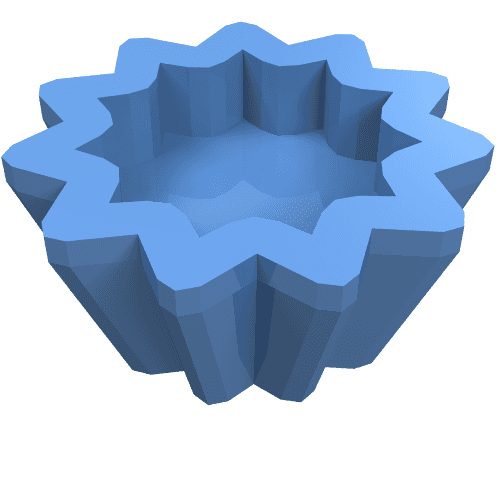 Equipment Cupcake Holder [Kitchen Implements Kit] em Azul médio