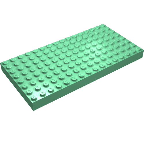 Brick 8 x 16 em Verde médio