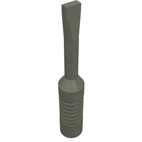 Tool Screwdriver with Narrow Head [6-Rib Handle] em Cinza escuro