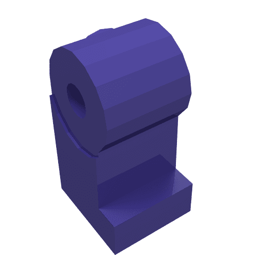 Leg, Left em Roxo escuro