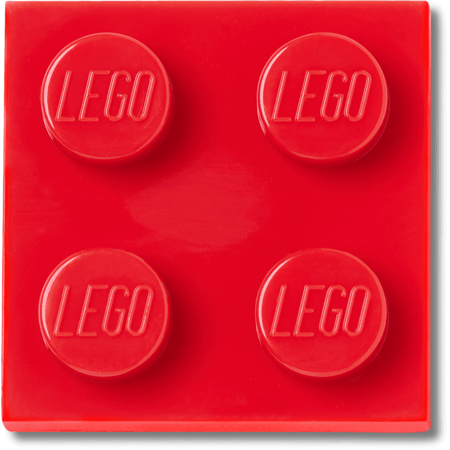 Red Tile 2x2 Jibbitz