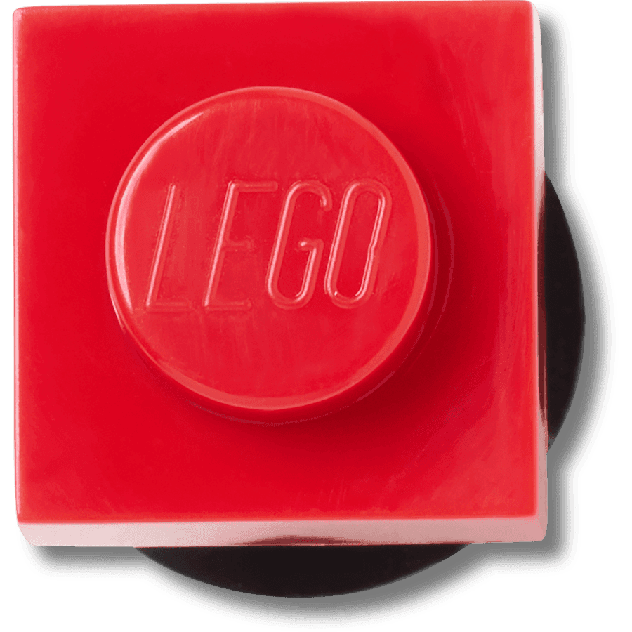 Red Tile 1x1 Jibbitz