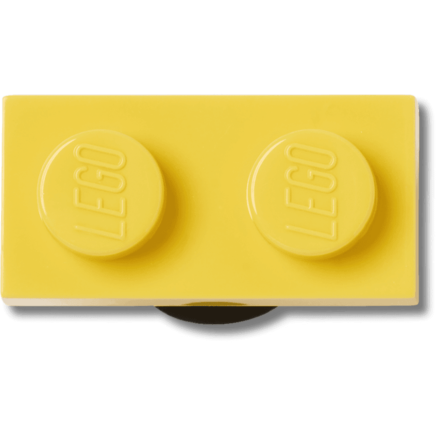 Yellow Tile 1x2 Jibbitz