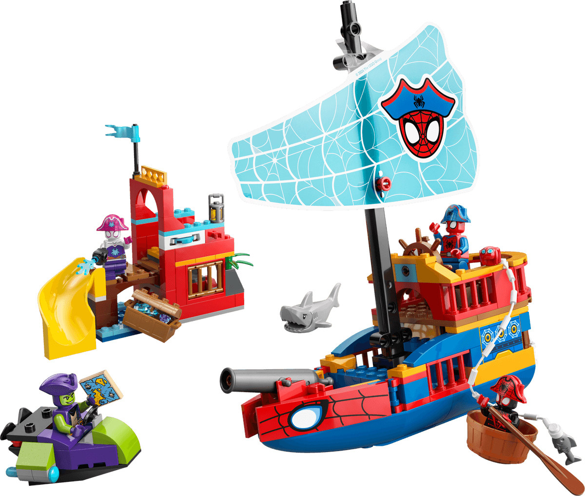 Team Spidey Pirate Ship