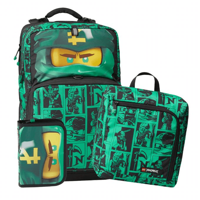 Ninjago Lloyd Backpack with Gym Bag and Pencil Case