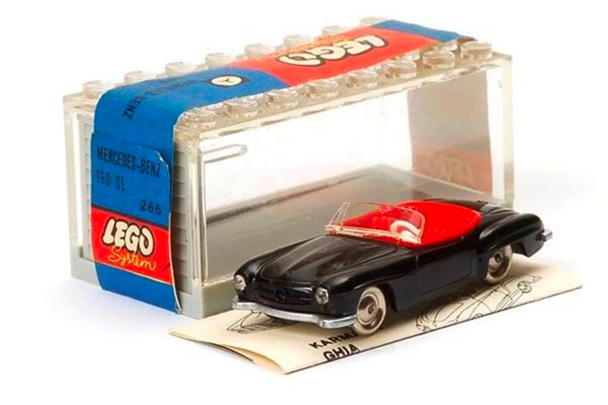 1:87 Mercedes 190 SL with Garage