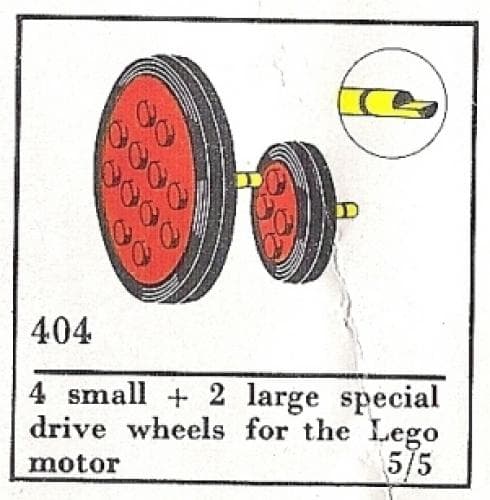 Wheels for Motor (The Building Toy)