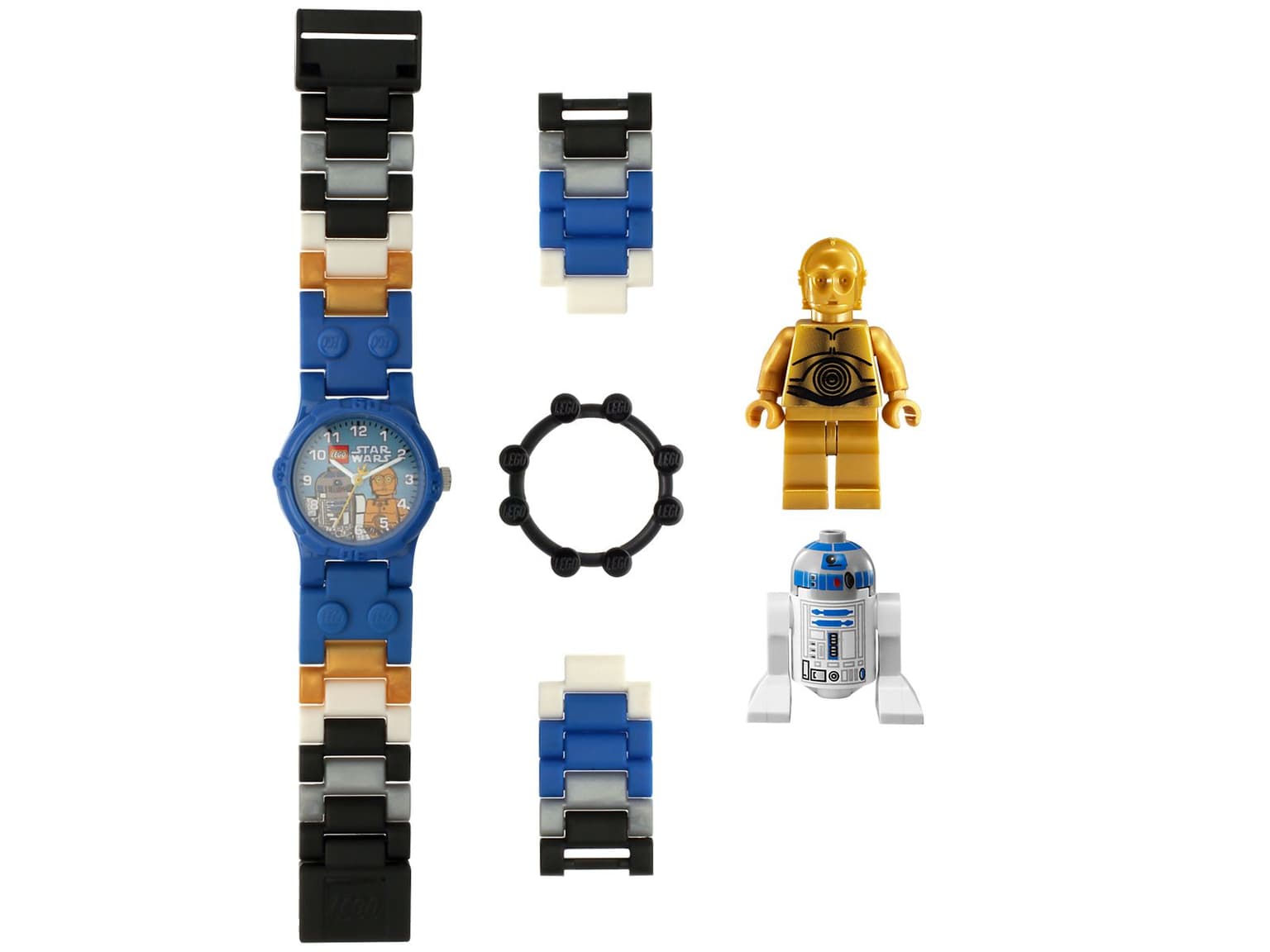 C-3PO and R2-D2 Buildable Watch with Toy