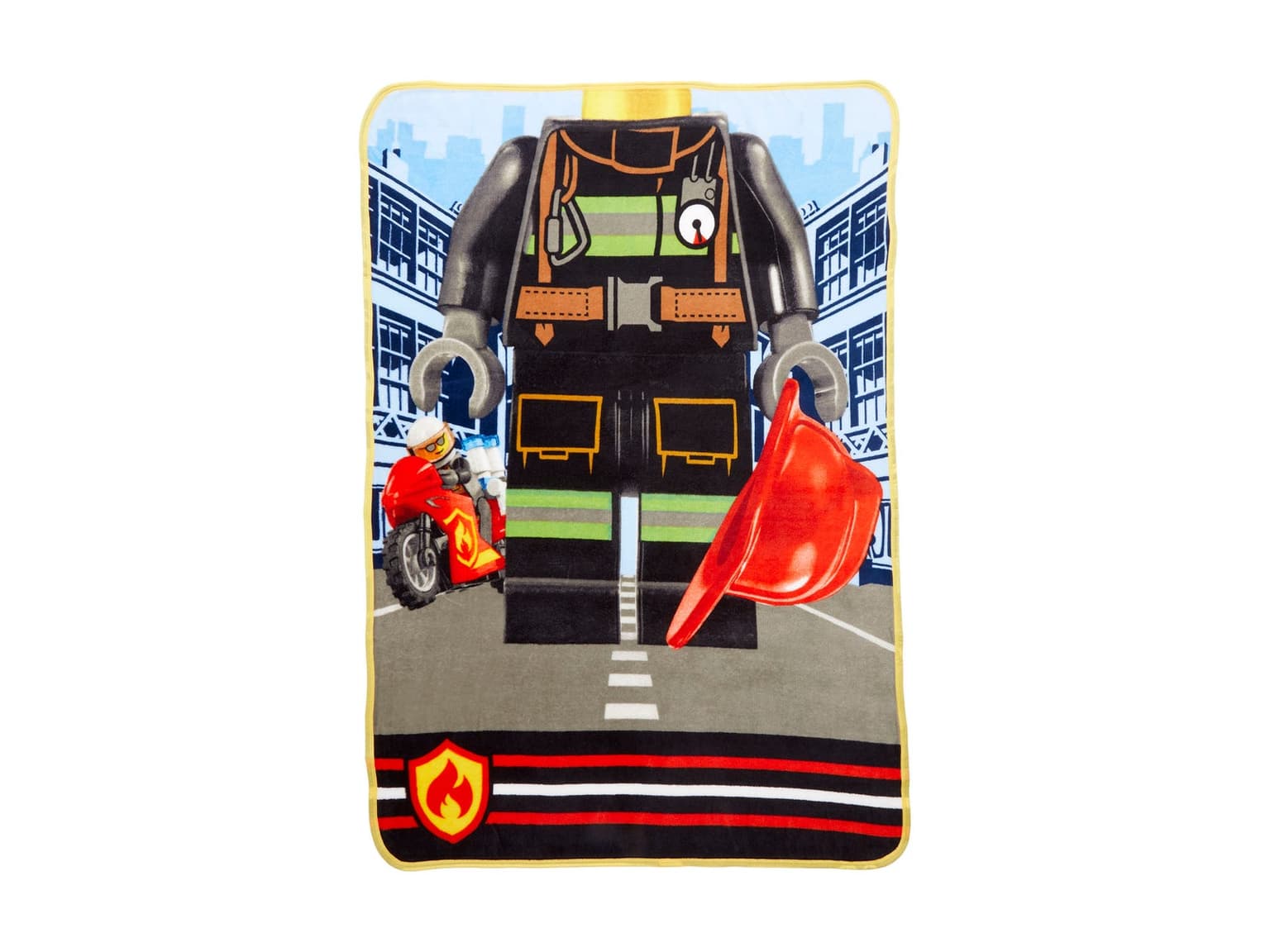 City Fire Chief Plush Throw