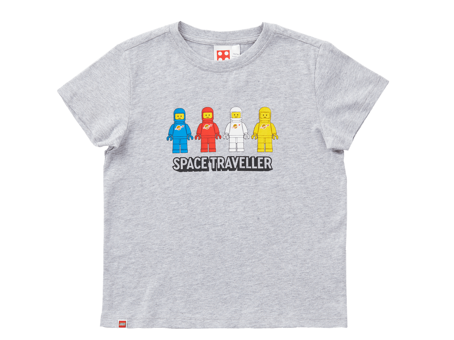 Short-Sleeve Space Traveler Kids T-Shirt – Gray Mélange