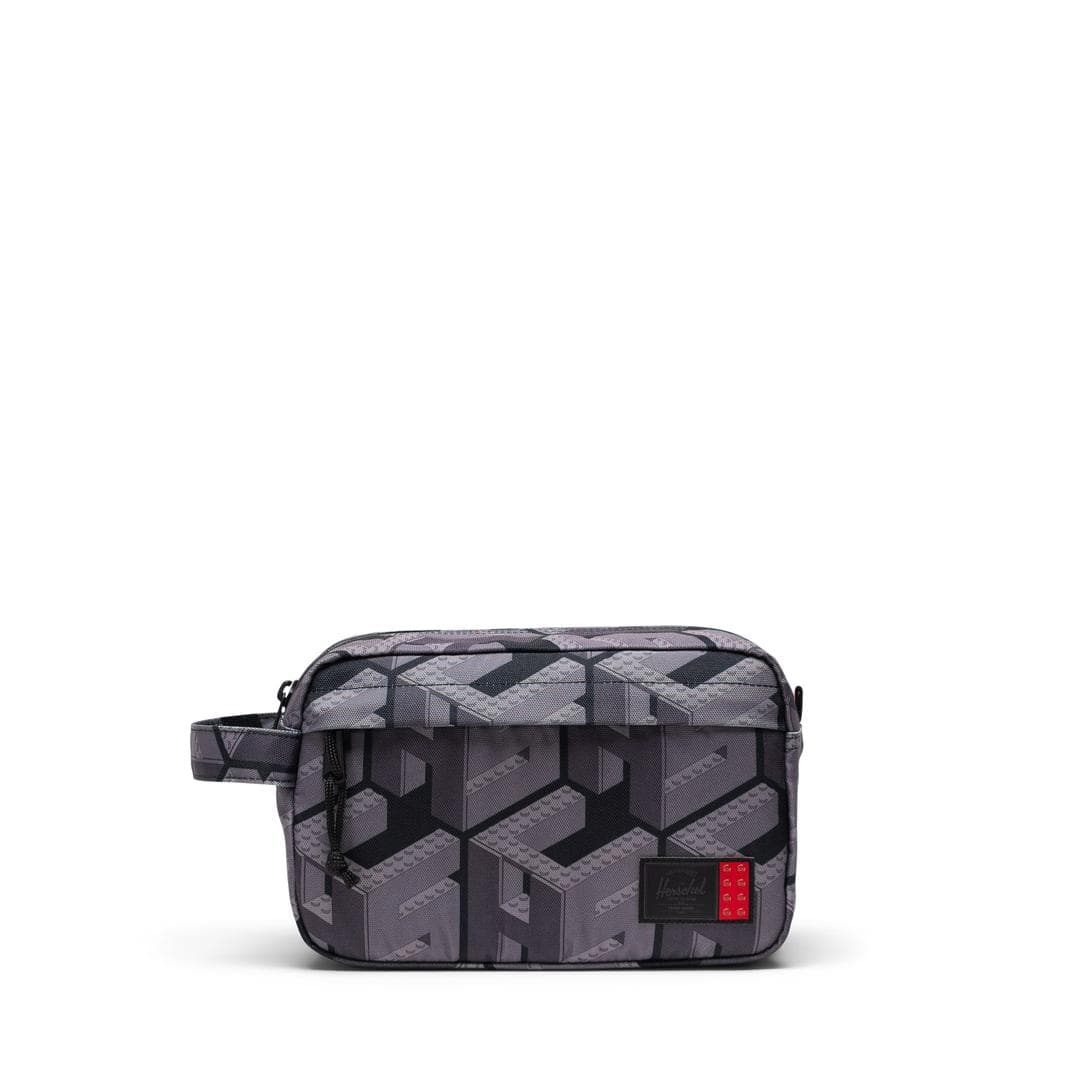 Herschel Chapter Travel Kit - Monogram Black