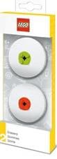 Round Eraser Set (Lime and Red)
