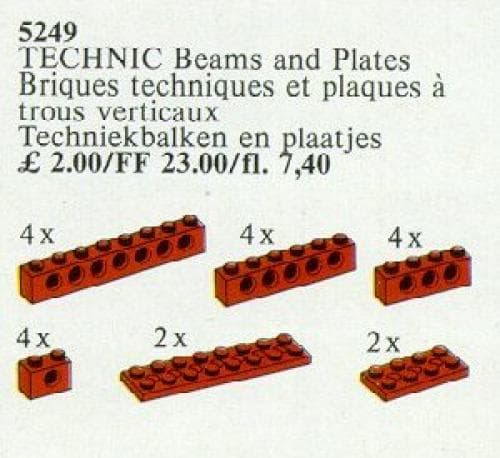 TECHNIC Beams and Plates [Red]