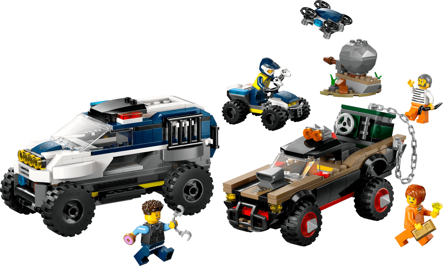 Off-Road Police Car Chase