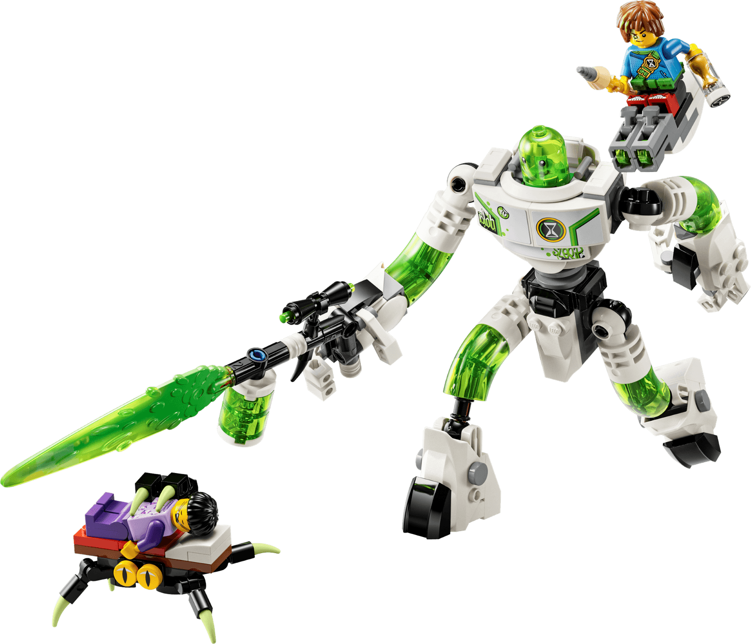 Mateo and Z-Blob the Robot