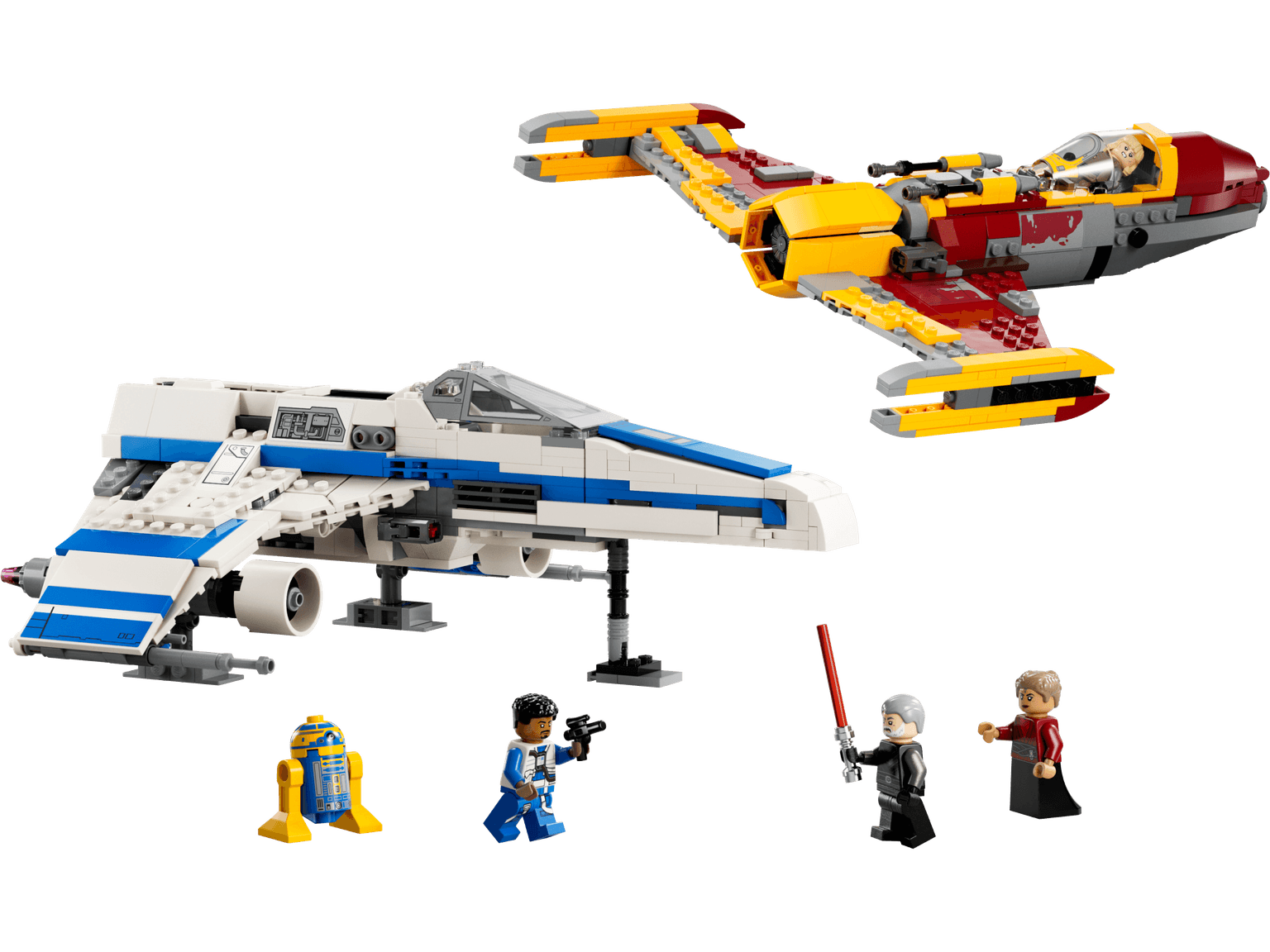 New Republic E-Wing vs. Shin Hati’s Starfighter