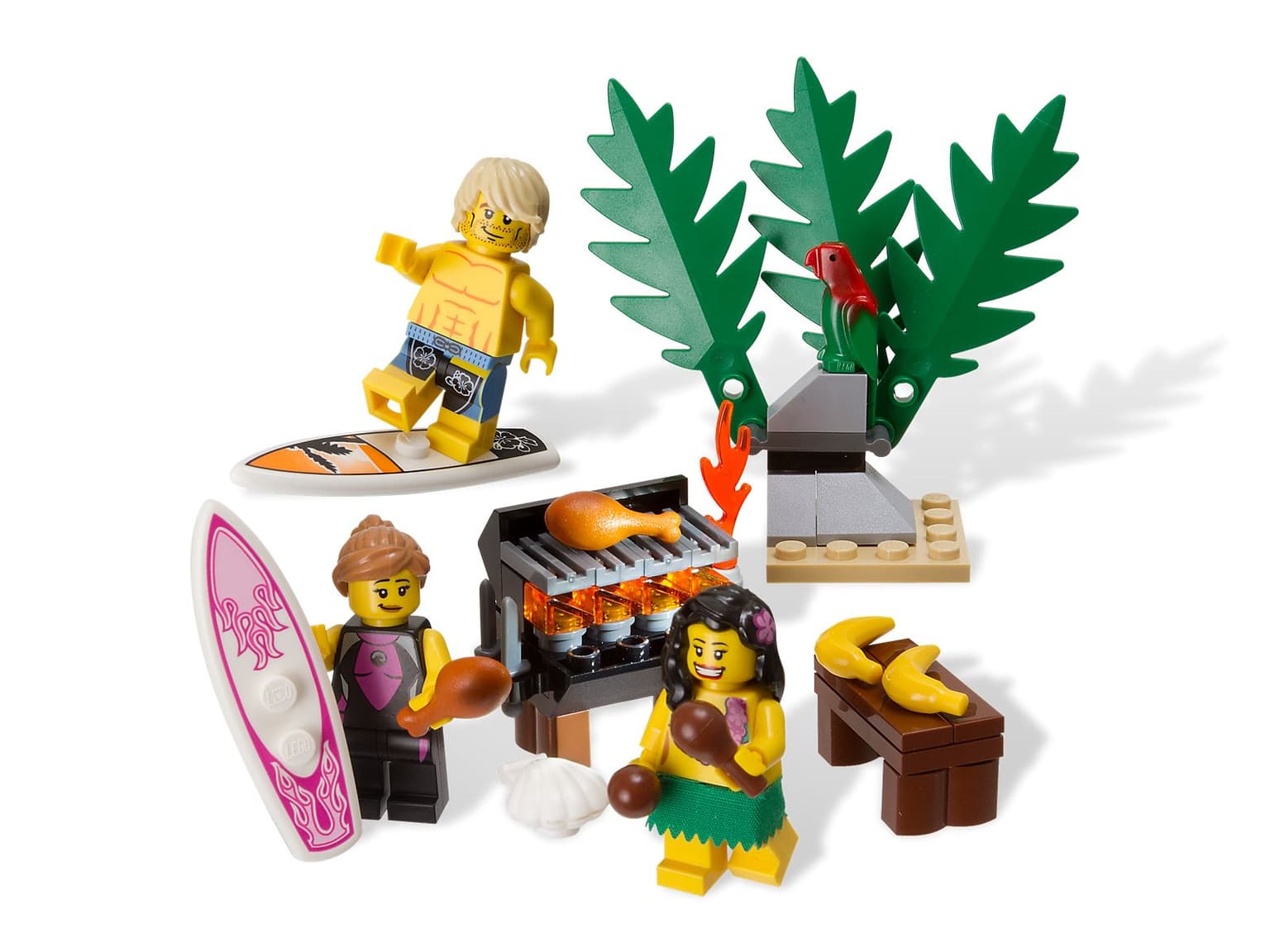 Minifigure Beach Accessory Pack