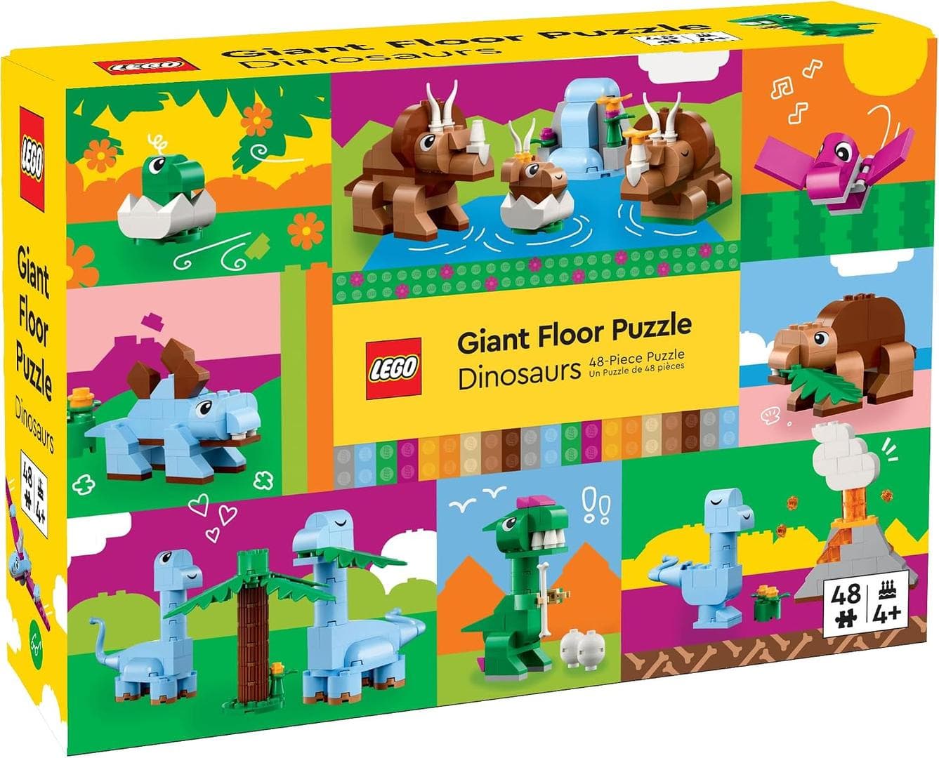 48-Piece Giant Floor Puzzle: Dinosaurs