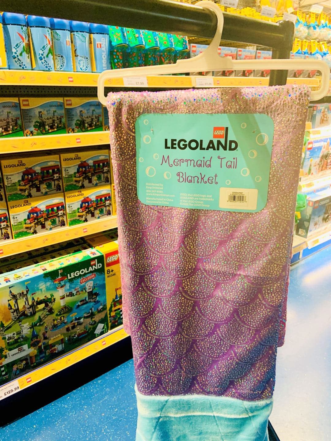 LEGOLAND Mermaid Tail Fleece Blanket