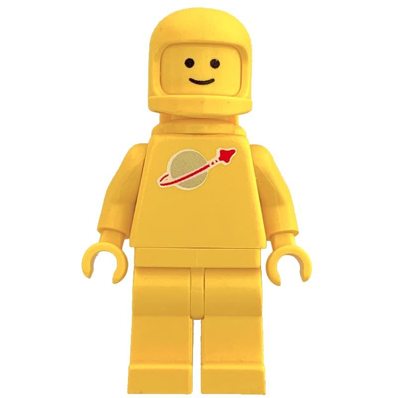 Classic Spaceman, Yellow with Airtanks (3842b Helmet)