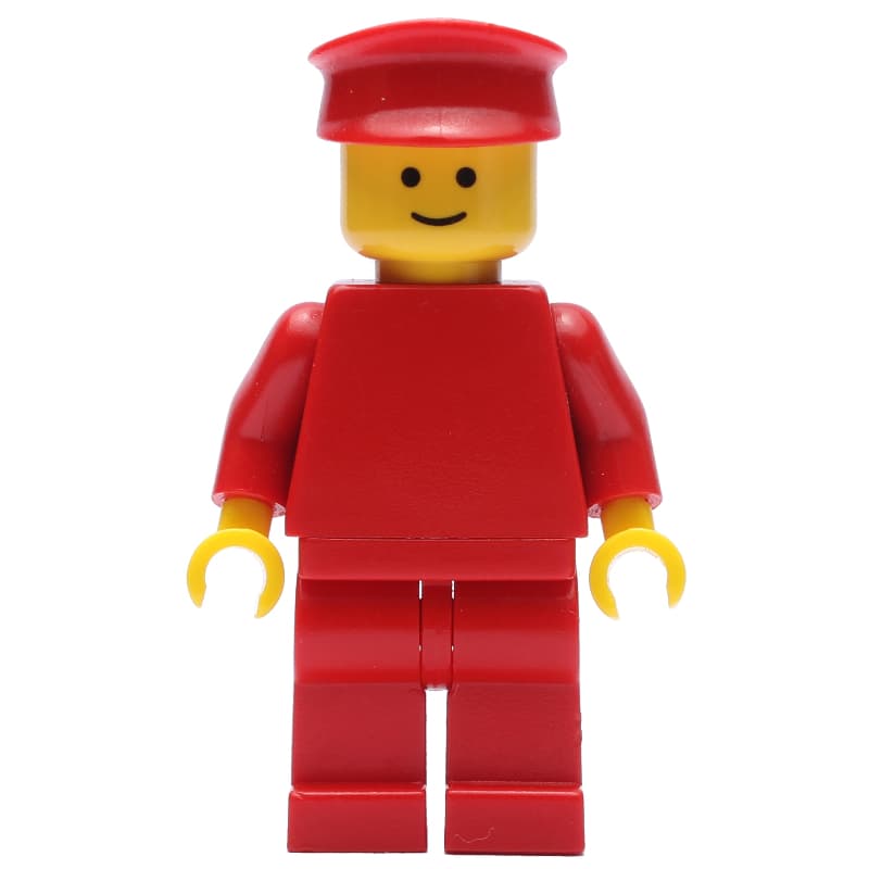 Man, Plain Red, Red Hat