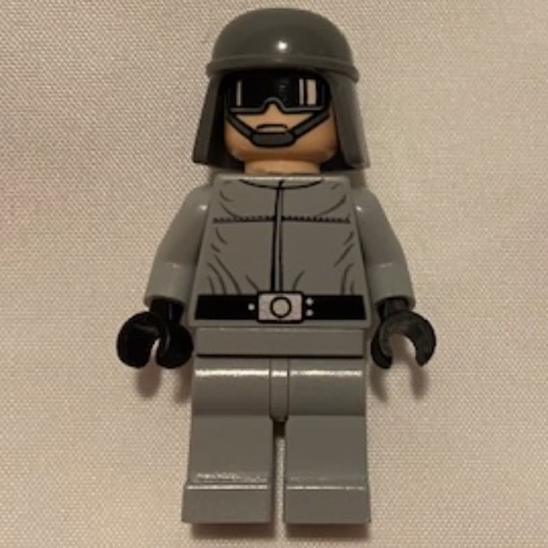 Imperial AT-ST Driver, Plain Helmet, Printed Visor
