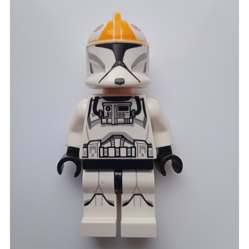Clone Pilot, Phase I Armor, Black Eyes, Printed Legs