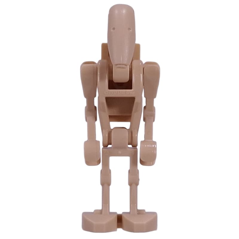 Battle Droid, Two Bent Arms, 1 x 2 Plate on Back