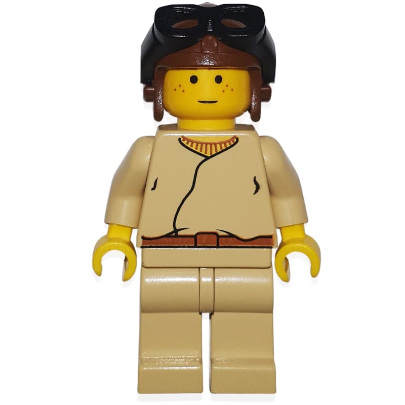 Anakin Skywalker, Child, Yellow Skin, Brown Helmet